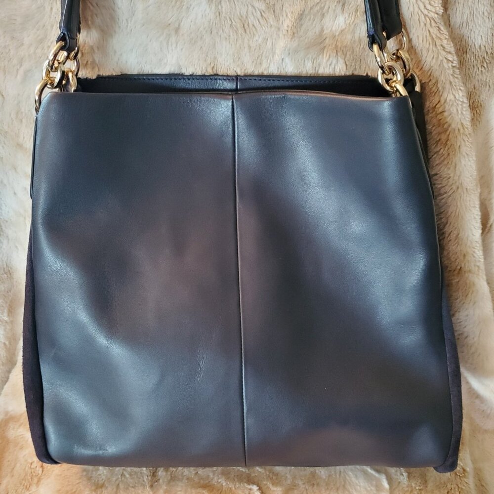 NEW $600 Phoebe Leather Suede Hobo AUTHENTIC COACH COLLECTION! $6.99 Shipping! - Picture 2 of 12
